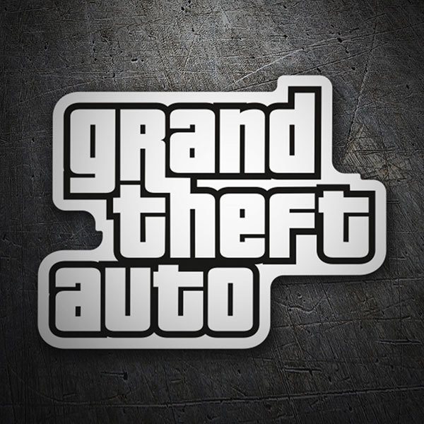 Sticker Grand Theft Auto Logo MuralDecal