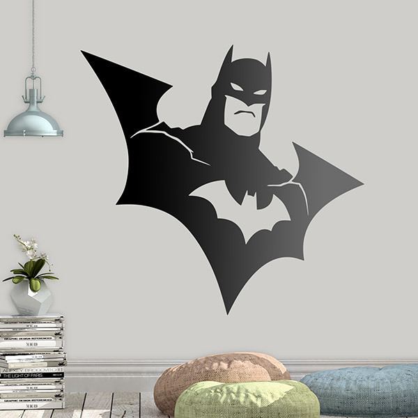 BATMAN LOGO Decal Sticker Comic Dark Knight Colored