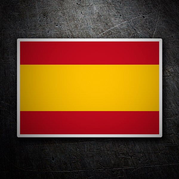 Pegatina Mancha Splat Bandera España