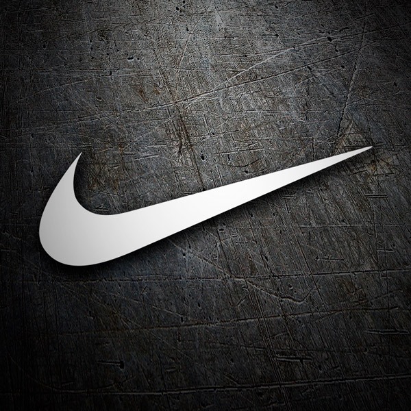 Gøre en indsats Børnehave debitor Sticker Nike logo| MuralDecal.com