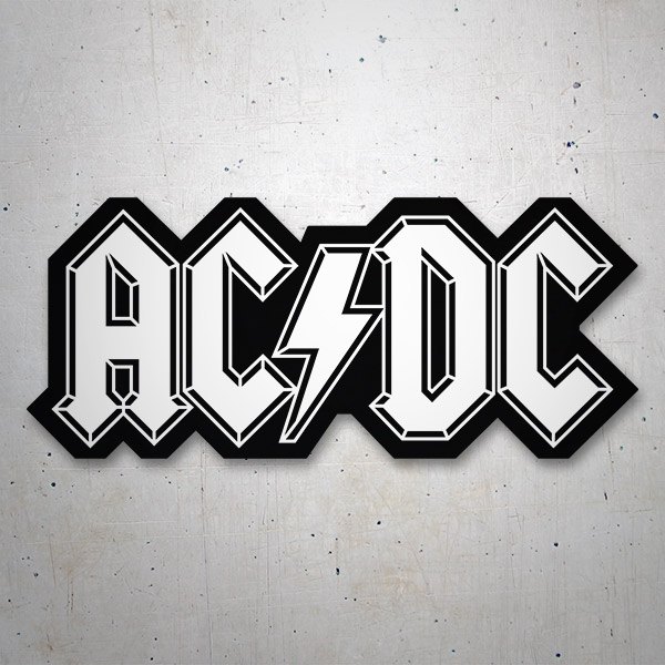 ACDC AC DC Logo Vynil Car Sticker Decal - Select Size 