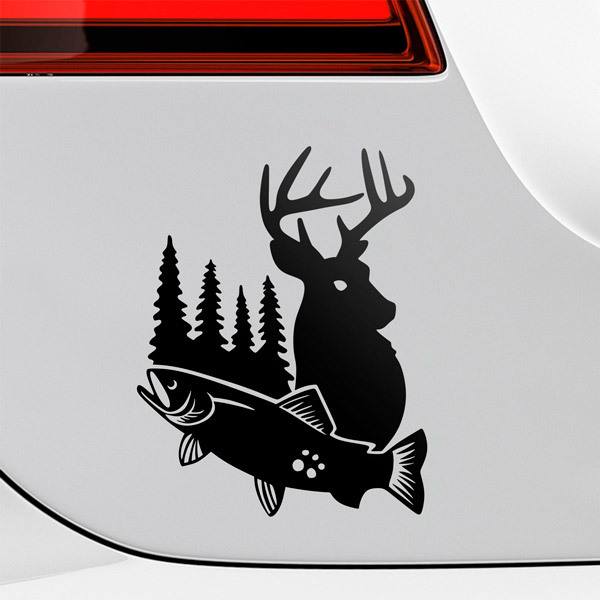 Hunting and Fishing Stickers for the Avid Hunter or Fisherman