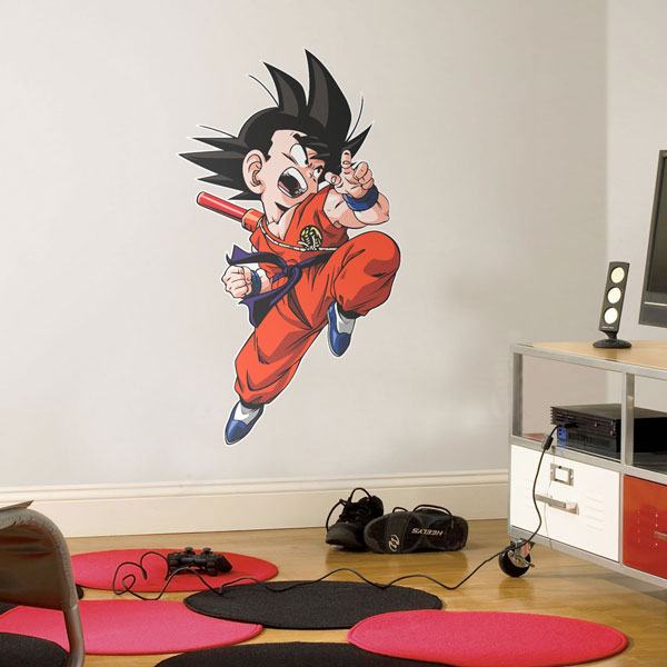 Wall Sticker Dragon Ball Son Goku Attack