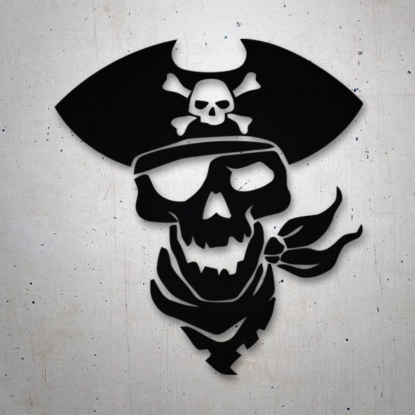 pirate skull stickers