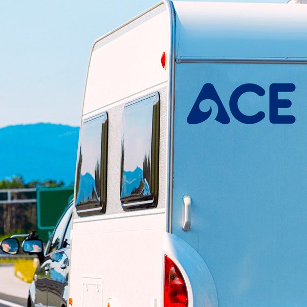 Camper van decals: Ace Caravans x2