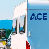 Camper van decals: ACE Motorhome Stickers - Set of Two Pieces 2