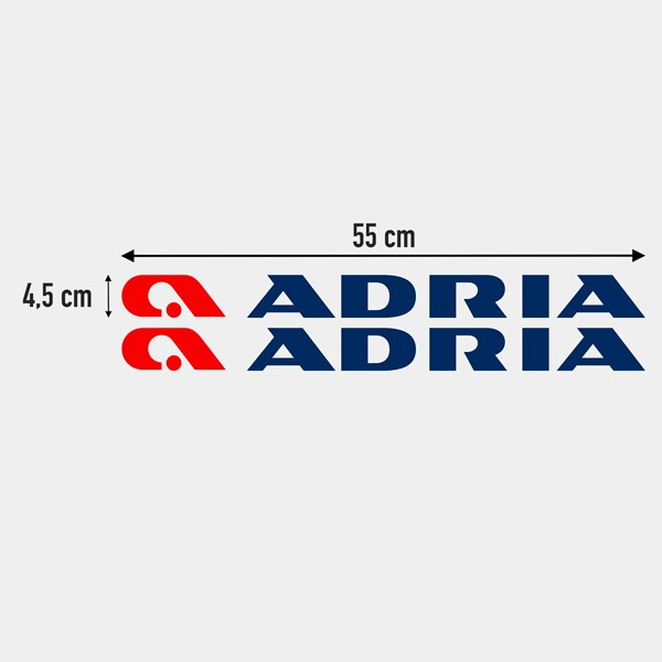 Camper van decals: New Adria