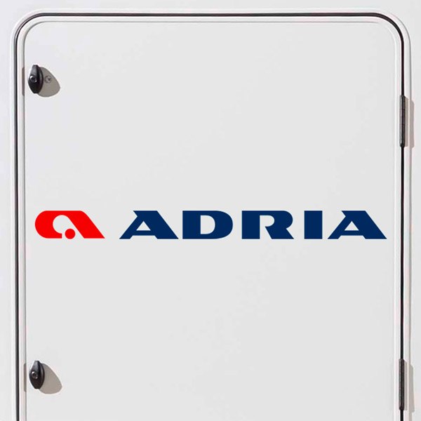 Camper van decals: New Adria