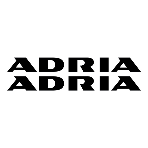 Camper van decals: Logo new Adria 3