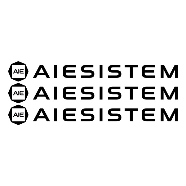 Camper van decals: Kit Aiesistem