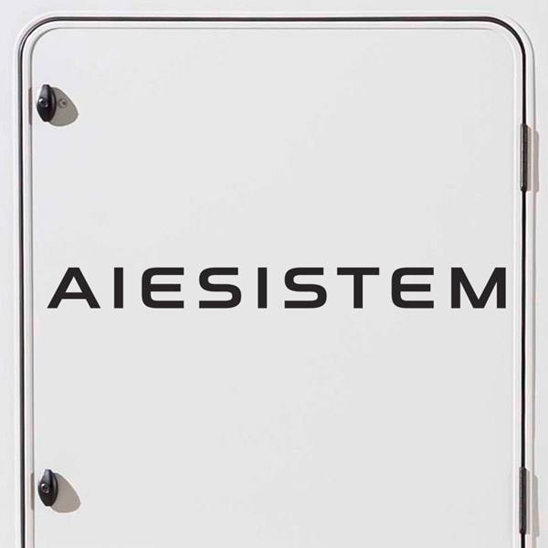 Camper van decals: Aiesistem