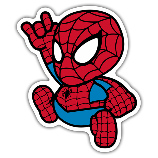 Pegatina Spiderman Cartoon
