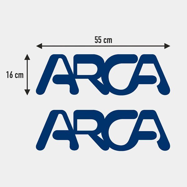 Camper van decals: Logo Arca 2