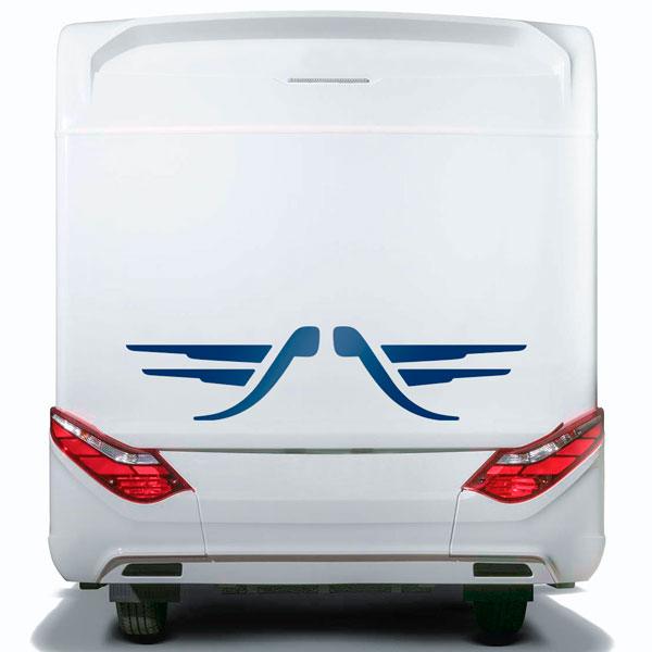 Camper van decals: Arca wings.