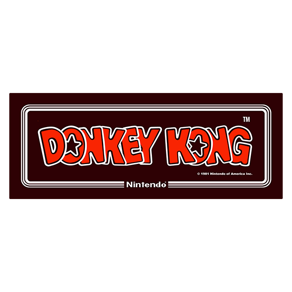 original donkey kong logo