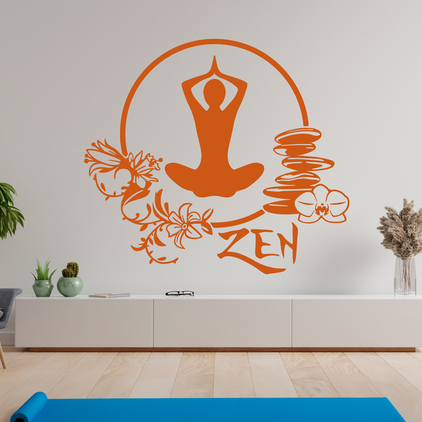 Yoga Wall Decor Sticker Yoga Meditation Wall Decals, Vinyl Yoga