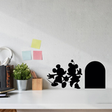 Stickers for Kids: Mickey and Minnie hole skirting board 3