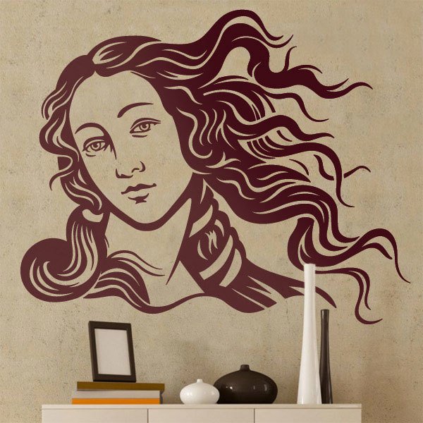Wall Stickers: Face of the Venus by Botticelli