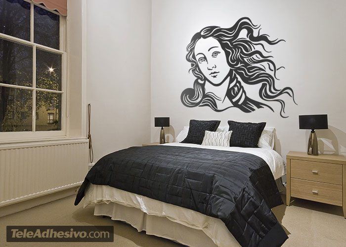 Wall Stickers: Face of the Venus by Botticelli