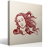 Wall Stickers: Face of the Venus by Botticelli 5