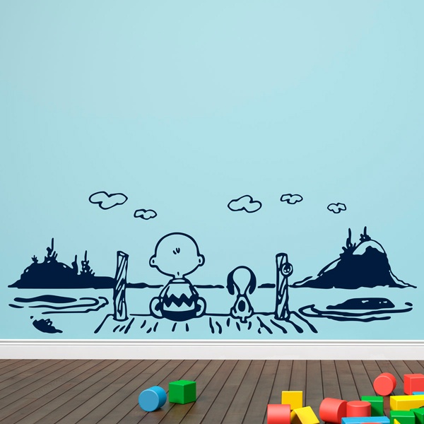 Wall Stickers: Snoopy Landscape 2