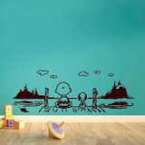 Wall Stickers: Snoopy and Charlie Brown Dockside Scene 2