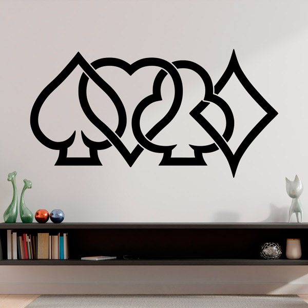 Wall Stickers: Aces of poker 2