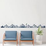 Wall Stickers: Mountain landscape at night 2