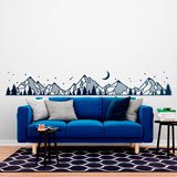 Wall Stickers: Night mountain landscape 2