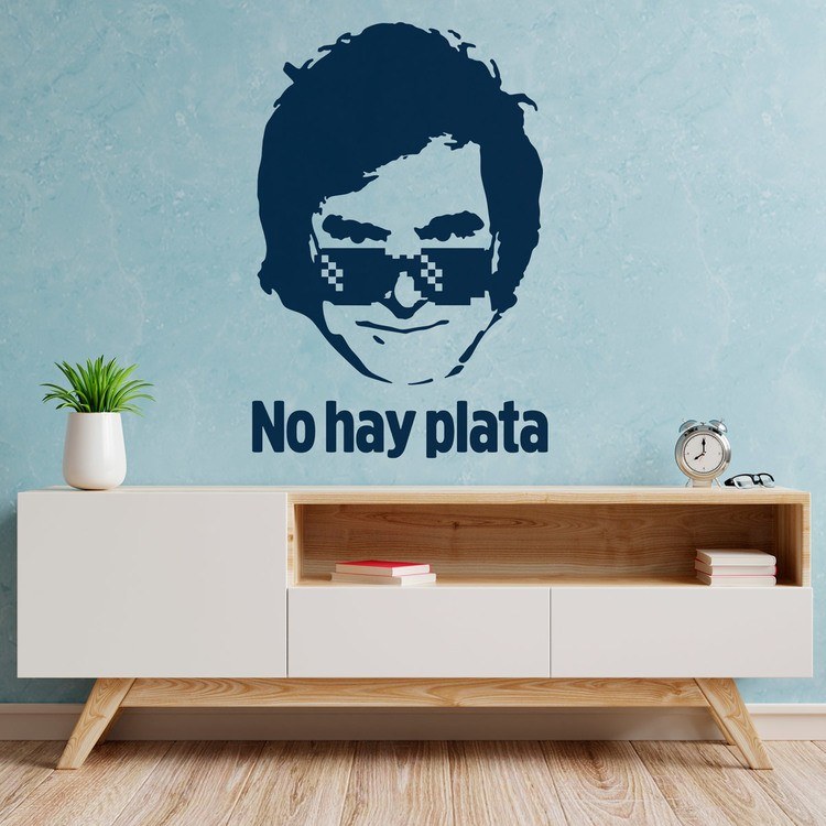 Wall Stickers: Javier Miley no hay plata