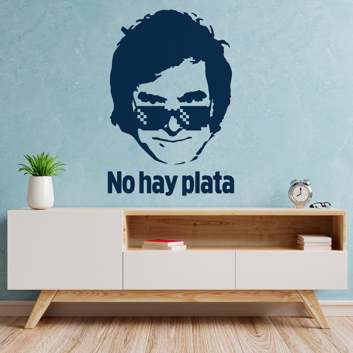 Wall Stickers: Javier Miley no hay plata 2