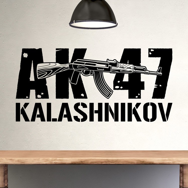 Wall Stickers: AK 47 Kalashnikov