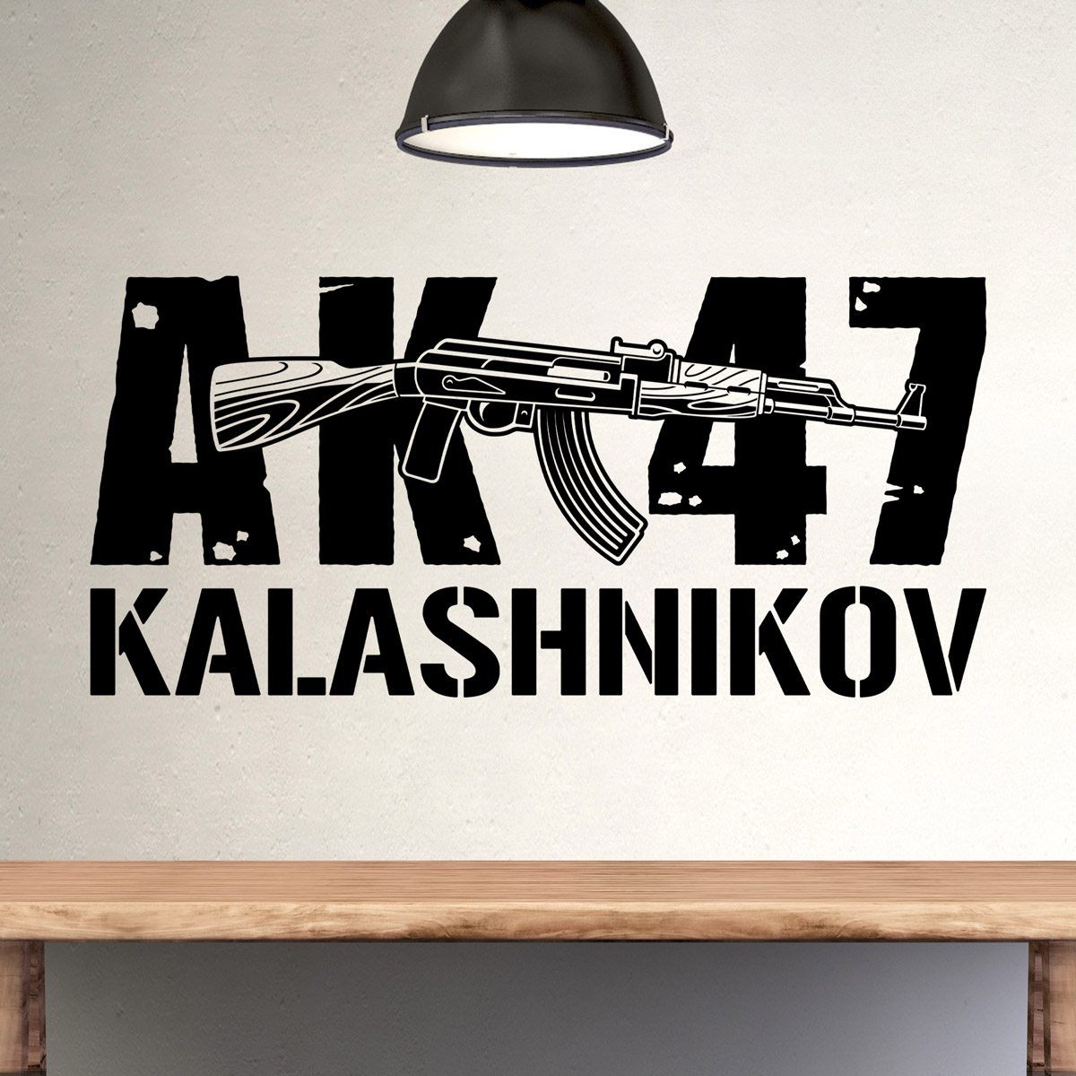 Wall Stickers: AK 47 Kalashnikov 2