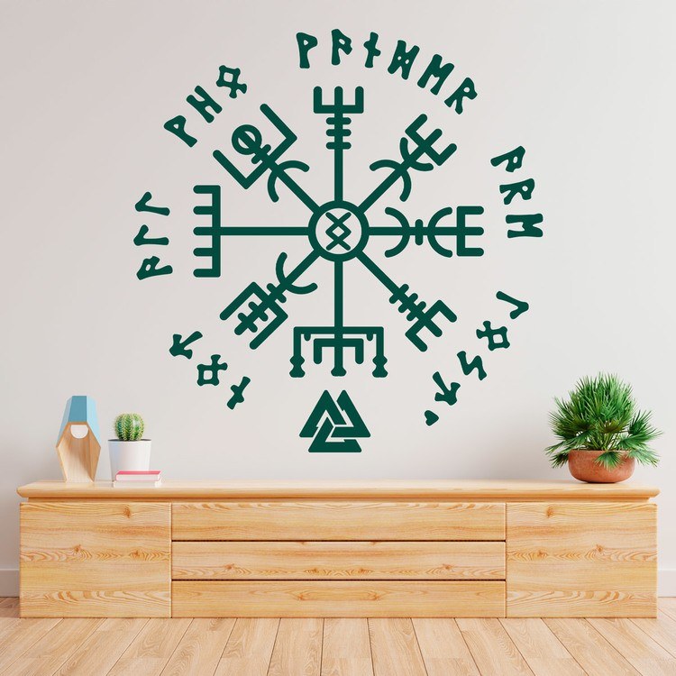 Wall Stickers: Viking Runes Decorative Vinyl