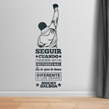 Wall Stickers: Decorative vinyl with Rocky Balboa quote 2