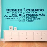 Wall Stickers: Decorative vinyl with motivational quote from Rock 2