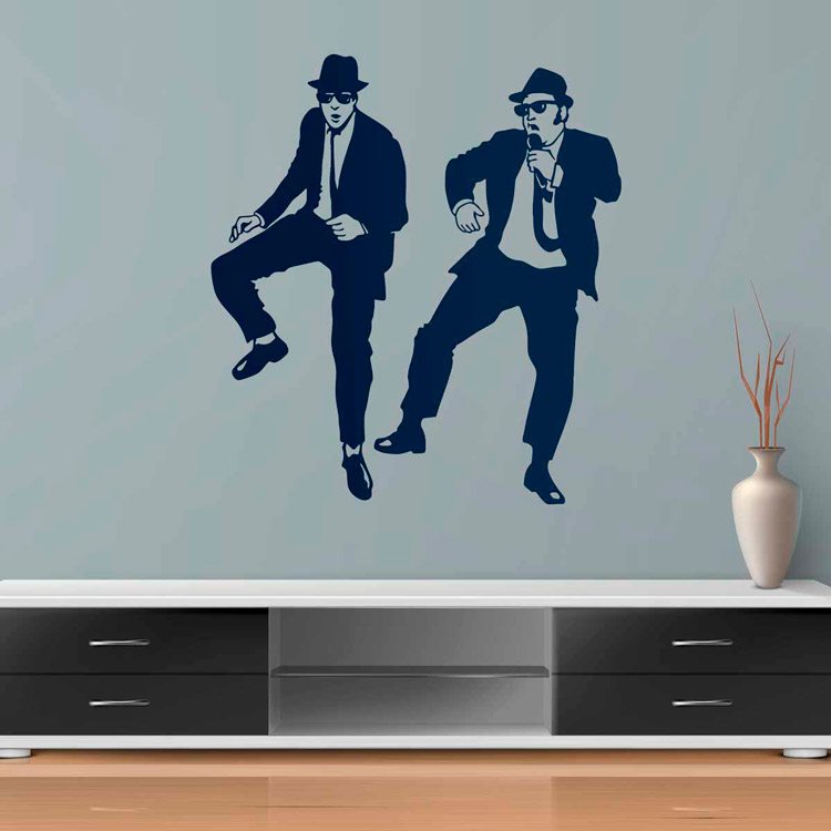 Wall Stickers: Blues Brothers Dancing