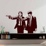 Wall Stickers: Jules and Vincent Vega in Pulp Fiction 2