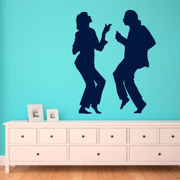 Wall Stickers: Pulp Fiction Dance Mia and Vincent