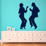 Wall Stickers: Pulp Fiction Dance Mia and Vincent 2