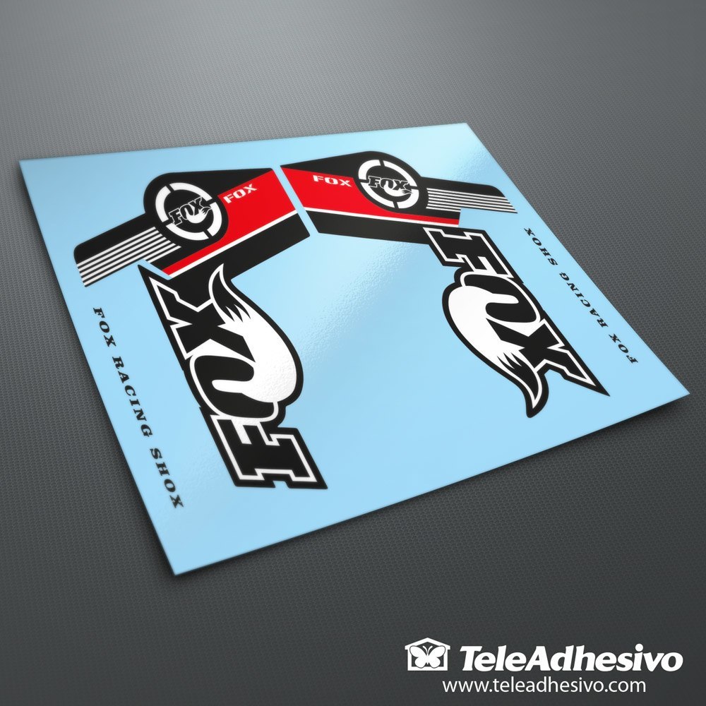 Car & Motorbike Stickers: Set Fox Racing Shox forks Mountain Bike