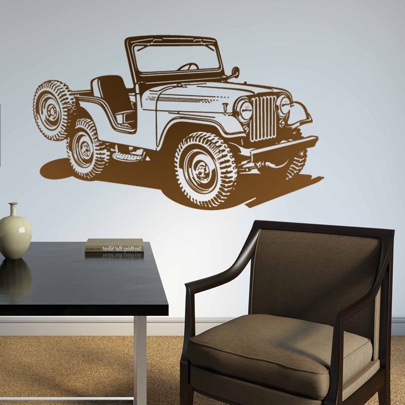 Wall Stickers: Jeep World War II