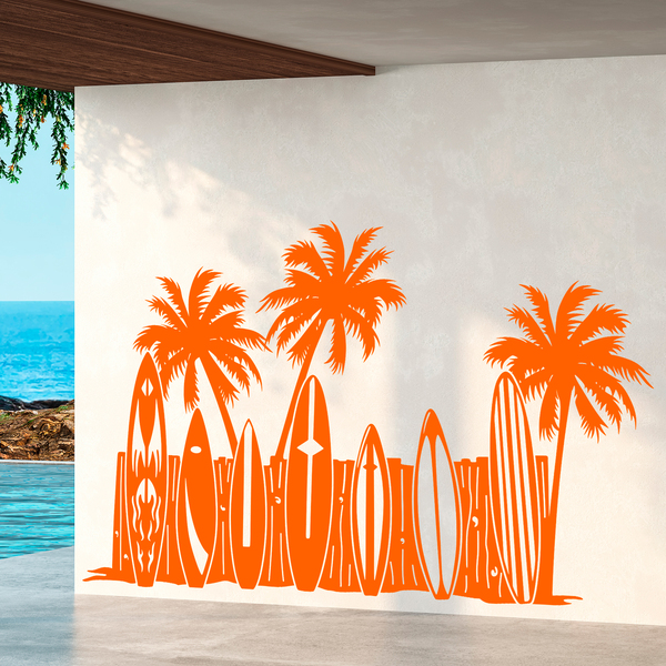 Palms wall decals