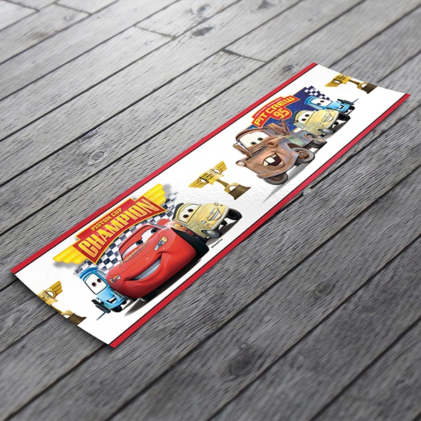 Wall border Stickers for children's bethroom Cars - Piston Cup