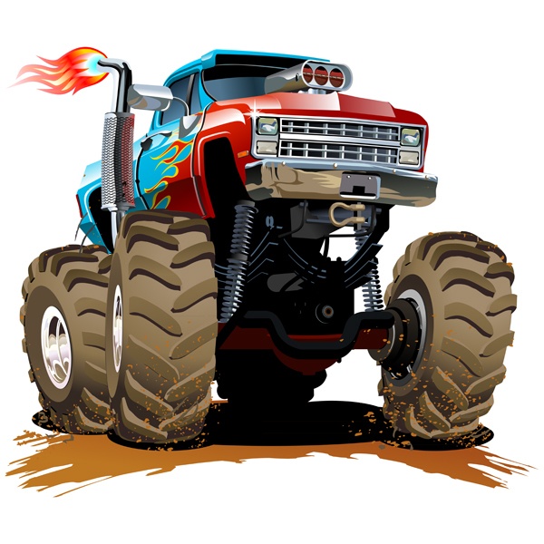 Stickers for Kids Monster Truck 28