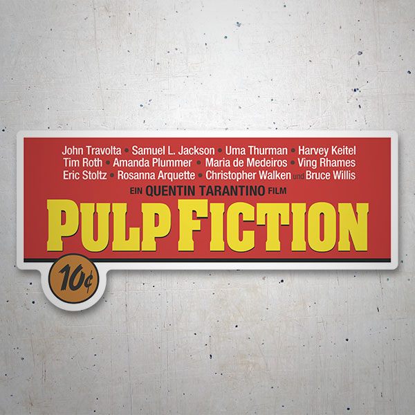 Car & Motorbike Stickers: Pulp Fiction Distribution