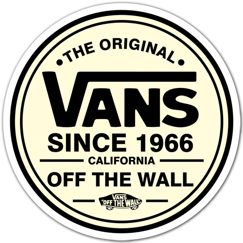 Sticker The Original Vans | MuralDecal.com