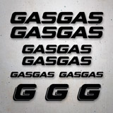 Car & Motorbike Stickers: Set 9X GasGas 2