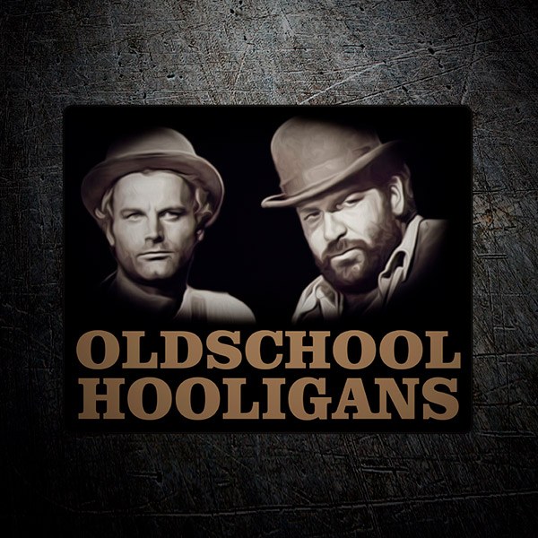 Car & Motorbike Stickers: Old School Hooligans Bud Spencer