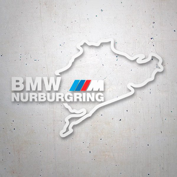Sticker Vinilo- NURBURGRING BMW - MotorSport - Vinyl  -Pegatina-ADESIVI-AUFKLEBER